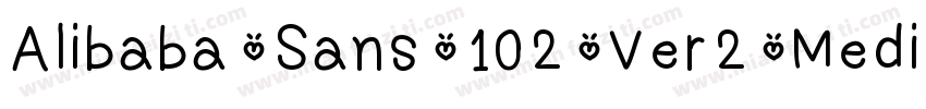 Alibaba Sans 102 Ver2 Medium字体转换